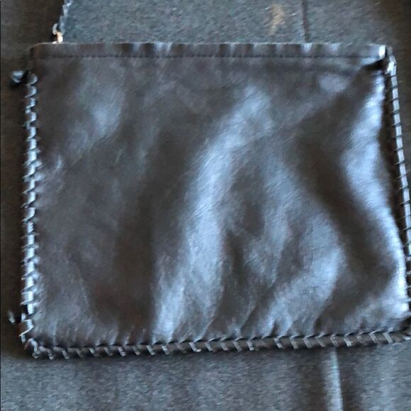 NEW Black Leather - Boutique Bought - Large Pouch - Picture 2 of 3